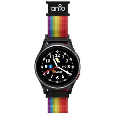 Lupus-Electronics ANIO Armband, rainbow (Nylon), Uhrenarmband, Mehrfarbig Lupus-Electronics ANIO Armband, rainbow (Nylon), Uhrenarmband, Mehrfarbig