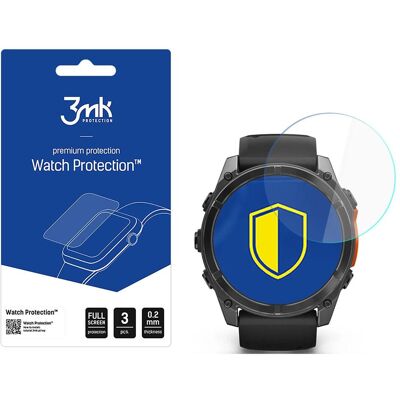 3MK FlexibleGlass Garmin Fenix 8 Amoled 51mm Szkło Hybrydowe, Smartwatch Schutzfolie, Transparent 3MK FlexibleGlass Garmin Fenix 8 Amoled 51mm Szkło Hybrydowe, Smartwatch Schutzfolie, Transparent