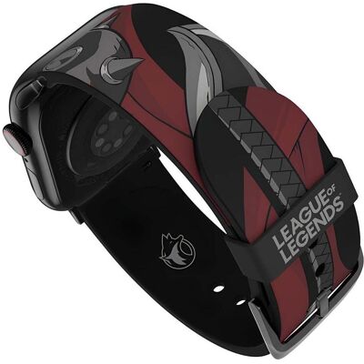 Moby Fox League of Legends bracelet pour smartwatch Darius (22 mm, Silikon), Uhrenarmband, Rot, Grau, Schwarz Moby Fox League of Legends bracelet pour smartwatch Darius (22 mm, Silikon), Uhrenarmband, Rot, Grau, Schwarz