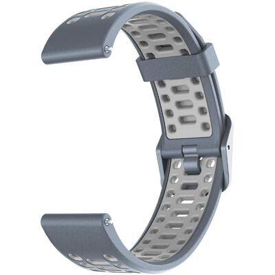 Coros 20mm Watch Band (42 mm, Silikon), Uhrenarmband, Blau Coros 20mm Watch Band (42 mm, Silikon), Uhrenarmband, Blau