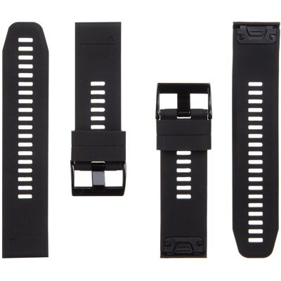 Tactical 668 (26 mm, Silikon), Uhrenarmband, Schwarz Tactical 668 (26 mm, Silikon), Uhrenarmband, Schwarz