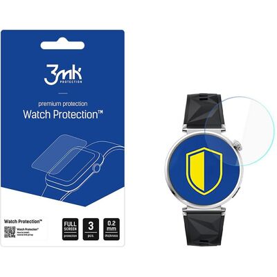 3MK SzkÅo hybrydowe Watch Protection FlexibleGlass na Huawei Watch GT 5 41mm, Smartwatch Schutzfolie, Transparent 3MK SzkÅo hybrydowe Watch Protection FlexibleGlass na Huawei Watch GT 5 41mm, Smartwatch Schutzfolie, Transparent