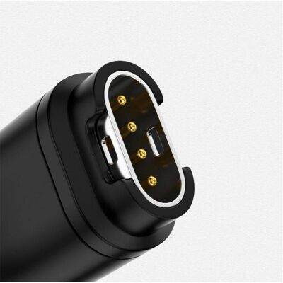 PowerGuard USB-C to Garmin Smartwatch Charge Adapter Ladeadapter 90-Grad, Smartwatch Zubehör, Grau, Schwarz PowerGuard USB-C to Garmin Smartwatch Charge Adapter Ladeadapter 90-Grad, Smartwatch Zubehör, Grau, Schwarz
