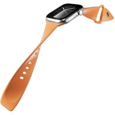 Puro "ICON" Apple Watch Armband 44-45-46-49mm (Silikon), Uhrenarmband, Orange Puro "ICON" Apple Watch Armband 44-45-46-49mm (Silikon), Uhrenarmband, Orange
