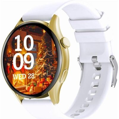 Gravity Zegarek damski SMARTWATCH GT11-2 LGD/LGD/WH (45 mm, ohne SIM), Smartwatch Gravity Zegarek damski SMARTWATCH GT11-2 LGD/LGD/WH (45 mm, ohne SIM), Smartwatch