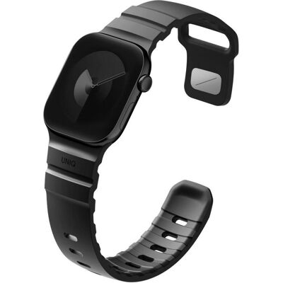 Uniq Strap Alton for Apple Watch 42/41/40mm Silicone black (Silicone, Stainless Steel), Uhrenarmband, Schwarz Uniq Strap Alton for Apple Watch 42/41/40mm Silicone black (Silicone, Stainless Steel), Uhrenarmband, Schwarz