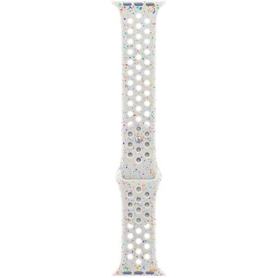 Apple Nike Sportarmband (41 mm, Fluorelastomer), Uhrenarmband, Weiss Apple Nike Sportarmband (41 mm, Fluorelastomer), Uhrenarmband, Weiss