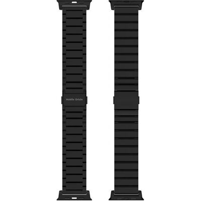 Mobile Origin Titanium Band Modena - black - Apple Watch Ultra 49mm (49 mm, Carbon, Titanium), Uhrenarmband, Schwarz Mobile Origin Titanium Band Modena - black - Apple Watch Ultra 49mm (49 mm, Carbon, Titanium), Uhrenarmband, Schwarz