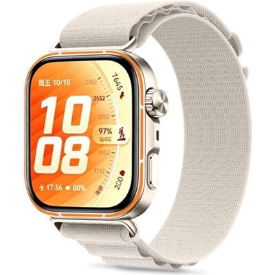 Tech-Protect NYLON PRO HUAWEI WATCH FIT 3 / 4 / 4 PRO / 5 / 5 PRO STERNENLICHT, Smartwatch Zubehör, Beige Tech-Protect NYLON PRO HUAWEI WATCH FIT 3 / 4 / 4 PRO / 5 / 5 PRO STERNENLICHT, Smartwatch Zubehör, Beige