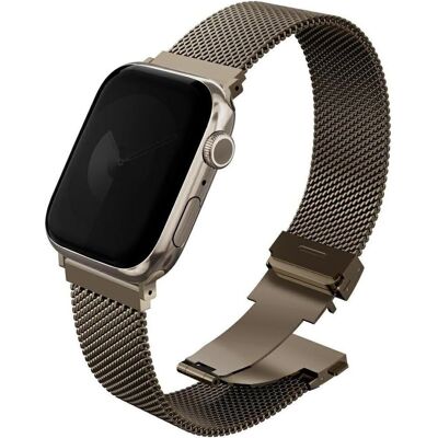 Uniq Strap Dante Pro for Apple Watch 42/41/40mm Stainless Steel gold (304 Edelstahl, Edelstahl, Stainless Steel), Uhrenarmband, Gold Uniq Strap Dante Pro for Apple Watch 42/41/40mm Stainless Steel gold (304 Edelstahl, Edelstahl, Stainless Steel), Uhrenarmband, Gold
