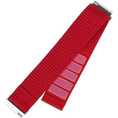 Fixed Sporty Strap With Quick Release 20Mm Für Smartwatch 160-210 Mm Rot Nylon Fixed Sporty Strap With Quick Release 20Mm Für Smartwatch 160-210 Mm Rot Nylon