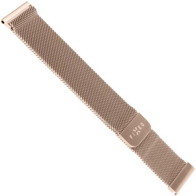 Fixed Mesh Strap for Smatwatch, Quick Release 18mm, Gold (Edelstahl), Uhrenarmband, Gold Fixed Mesh Strap for Smatwatch, Quick Release 18mm, Gold (Edelstahl), Uhrenarmband, Gold