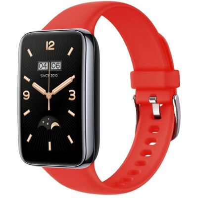 Fixed Silikongurt für Xiaomi Mi Smart Band 7 Pro, rot (Silikon), Uhrenarmband, Rot Fixed Silikongurt für Xiaomi Mi Smart Band 7 Pro, rot (Silikon), Uhrenarmband, Rot