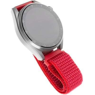 Fixed 20mm Red Nylon Strap for Smartwatch (20 mm, Nylon), Uhrenarmband, Rot Fixed 20mm Red Nylon Strap for Smartwatch (20 mm, Nylon), Uhrenarmband, Rot
