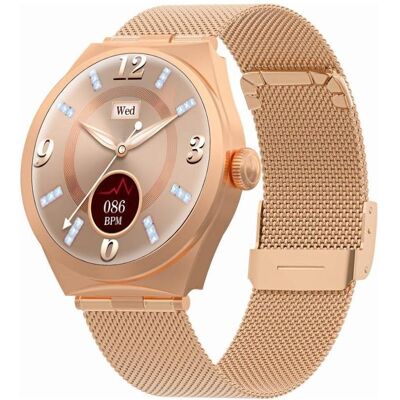 Gravity Smartwatch Smartwatch Różowe Złoto GT25-1 (40 mm), Smartwatch Gravity Smartwatch Smartwatch Różowe Złoto GT25-1 (40 mm), Smartwatch