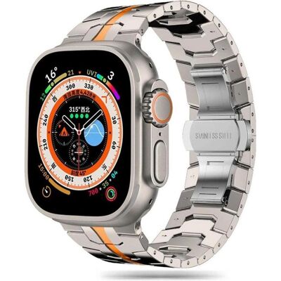 Tech-Protect Titan-Orange Uhrenarmband für Apple Watch 4-9 Tech-Protect Titan-Orange Uhrenarmband für Apple Watch 4-9