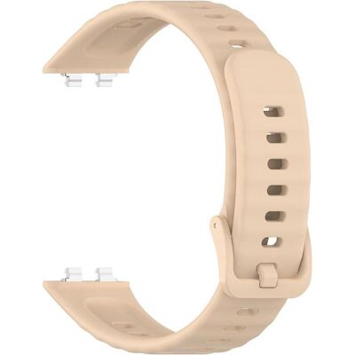 Techsuit - Watchband (W082) - Huawei Band 11 / Band 11 Pro - Beige (Silikon), Uhrenarmband, Beige Techsuit - Watchband (W082) - Huawei Band 11 / Band 11 Pro - Beige (Silikon), Uhrenarmband, Beige