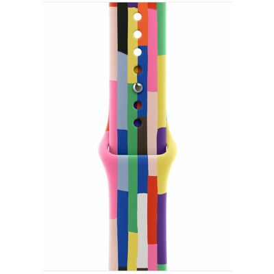 Apple Sport Band (44 mm, 46 mm, Fluoroelastomer), Uhrenarmband, Mehrfarbig Apple Sport Band (44 mm, 46 mm, Fluoroelastomer), Uhrenarmband, Mehrfarbig