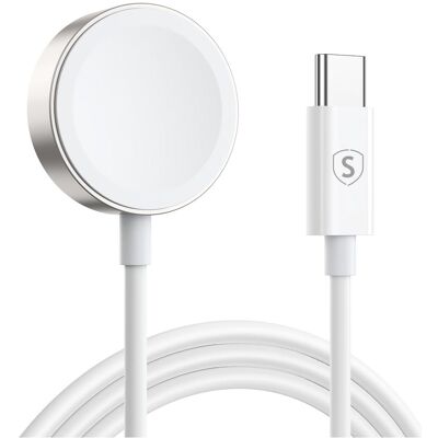 SiGN Magnetic USB-C Charger for Apple Watch, 2.5W, 1.2m, Smartwatch Zubehör, Weiss SiGN Magnetic USB-C Charger for Apple Watch, 2.5W, 1.2m, Smartwatch Zubehör, Weiss
