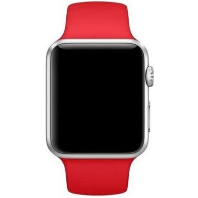 Mercury pasek Silicon Apple Watch 38/40/ 41 mm czerwony/red (Silikon), Uhrenarmband, Rot Mercury pasek Silicon Apple Watch 38/40/ 41 mm czerwony/red (Silikon), Uhrenarmband, Rot