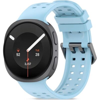 Tech-Protect SILIKON AIR SAMSUNG GALAXY WATCH 8 / 9 / CLASSIC (40 / 44 / 46 MM) BABYBLAU, Smartwatch Zubehör, Blau Tech-Protect SILIKON AIR SAMSUNG GALAXY WATCH 8 / 9 / CLASSIC (40 / 44 / 46 MM) BABYBLAU, Smartwatch Zubehör, Blau