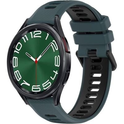 Samsung Galaxy Watch 6 Classic 47mm Watch Strap - Olive Green/Black, Uhrenarmband, Grün Samsung Galaxy Watch 6 Classic 47mm Watch Strap - Olive Green/Black, Uhrenarmband, Grün