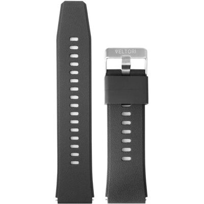 Monroe Pasek do Smartwatcha Męskiego VELTORI VT160 22mm VTP160 (22 mm, Silicone, Stainless Steel), Uhrenarmband, Schwarz Monroe Pasek do Smartwatcha Męskiego VELTORI VT160 22mm VTP160 (22 mm, Silicone, Stainless Steel), Uhrenarmband, Schwarz