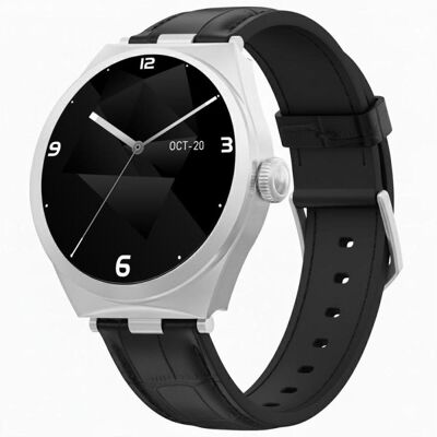 Gravity Smartwatch Smartwatch Srebrny Czarny GT25-8 (40 mm), Smartwatch Gravity Smartwatch Smartwatch Srebrny Czarny GT25-8 (40 mm), Smartwatch