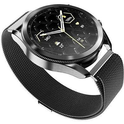 Mercury pasek Mesh Apple Watch 38/40/41 mm czarny/black (Stainless Steel), Uhrenarmband, Schwarz Mercury pasek Mesh Apple Watch 38/40/41 mm czarny/black (Stainless Steel), Uhrenarmband, Schwarz