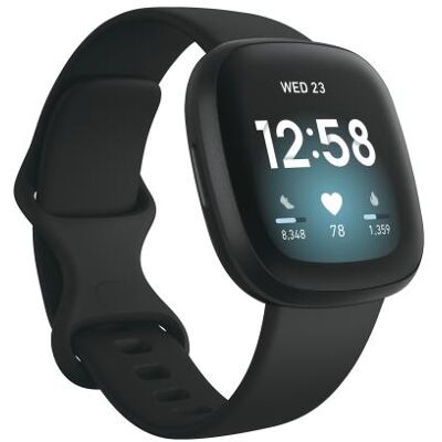 Fitbit Versa 3 (40.48 mm, ohne SIM), Smartwatch Fitbit Versa 3 (40.48 mm, ohne SIM), Smartwatch