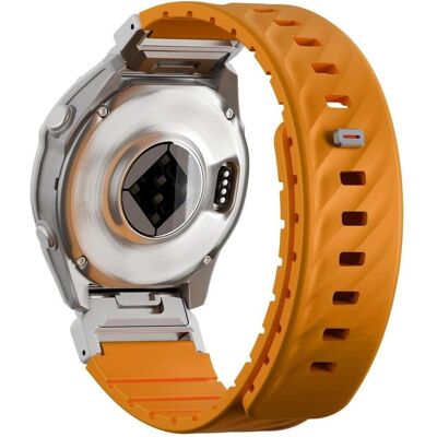 Uniq Fluo Strap for Garmin 26mm Orange (26 mm, Plastic, Silicon, Stainless Steel), Uhrenarmband, Orange Uniq Fluo Strap for Garmin 26mm Orange (26 mm, Plastic, Silicon, Stainless Steel), Uhrenarmband, Orange