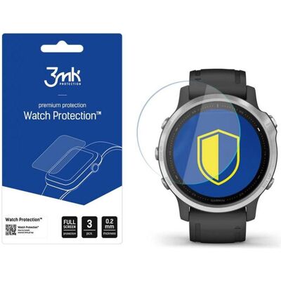 3MK hybrid glass Watch Protection FG for Garmin Fenix 6s, Smartwatch Schutzfolie, Transparent 3MK hybrid glass Watch Protection FG for Garmin Fenix 6s, Smartwatch Schutzfolie, Transparent
