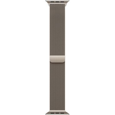 Apple Milanese Loop (42 mm, Edelstahl, PVD-Beschichtung), Uhrenarmband, Grau, Beige Apple Milanese Loop (42 mm, Edelstahl, PVD-Beschichtung), Uhrenarmband, Grau, Beige
