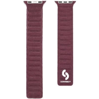 Connect Watch 42/44/45mm Fine woven twill magnetic chain strap (Fine woven twill), Uhrenarmband, Violett Connect Watch 42/44/45mm Fine woven twill magnetic chain strap (Fine woven twill), Uhrenarmband, Violett