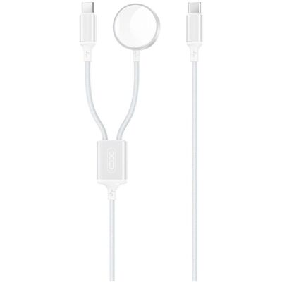 xO kabelloses induktives Ladegerät CX030 schwarz für Apple Watch mit Kabel USB-C -USB-C, Smartwatch Zubehör, Weiss xO kabelloses induktives Ladegerät CX030 schwarz für Apple Watch mit Kabel USB-C -USB-C, Smartwatch Zubehör, Weiss
