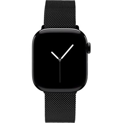 iDeal Of Sweden Milanese-Armband 44/45/46/49mm, S-M Black (ABS, Edelstahl, Neodym-Magnet, rostfreies Eisen, Silikon), Uhrenarmband, Schwarz iDeal Of Sweden Milanese-Armband 44/45/46/49mm, S-M Black (ABS, Edelstahl, Neodym-Magnet, rostfreies Eisen, Silikon), Uhrenarmband, Schwarz