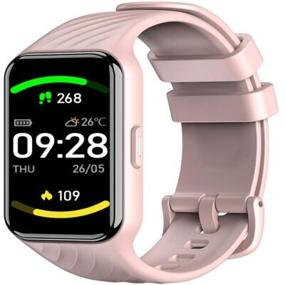 Blackview R10 (Montre connectée - 1.47" - Etanche à 10 mètres) Rose (37.30 mm), Smartwatch Blackview R10 (Montre connectée - 1.47" - Etanche à 10 mètres) Rose (37.30 mm), Smartwatch