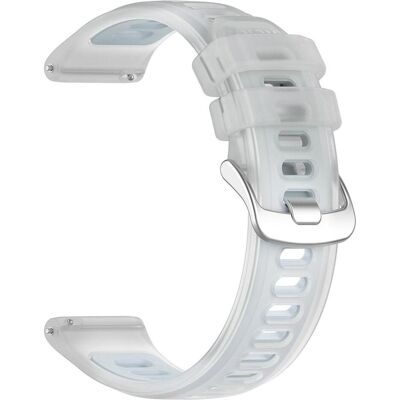 Techsuit - Watchband (W084) - Samsung Galaxy Watch4 40mm - White (Silikon), Uhrenarmband, Weiss Techsuit - Watchband (W084) - Samsung Galaxy Watch4 40mm - White (Silikon), Uhrenarmband, Weiss
