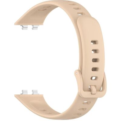 Techsuit - Watchband (W081) - Huawei Band 11 / Band 11 Pro - Beige (Silicone), Uhrenarmband, Beige Techsuit - Watchband (W081) - Huawei Band 11 / Band 11 Pro - Beige (Silicone), Uhrenarmband, Beige