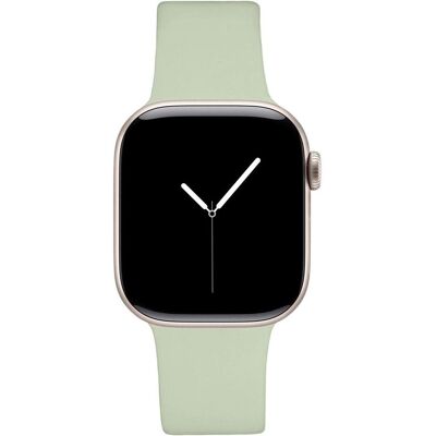 iDeal Of Sweden Silicone Watch Band 42/44/45/46/49 S-M Sage Green (20 mm, Recyceltes Silikon, Silicone, Zinklegierung, Zinkstahl), Uhrenarmband, Grün iDeal Of Sweden Silicone Watch Band 42/44/45/46/49 S-M Sage Green (20 mm, Recyceltes Silikon, Silicone, Zinklegierung, Zinkstahl), Uhrenarmband, Grün