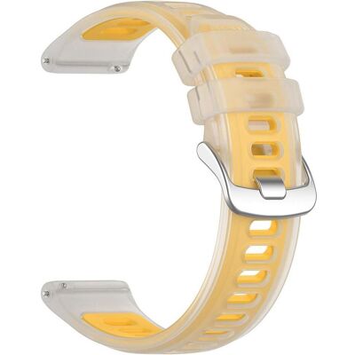 Techsuit - Watchband (W084) - Samsung Galaxy Watch4 40mm - Yellow (Silikon), Uhrenarmband, Gelb Techsuit - Watchband (W084) - Samsung Galaxy Watch4 40mm - Yellow (Silikon), Uhrenarmband, Gelb