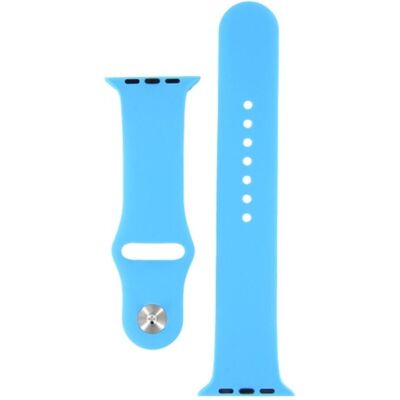 OEM Apple Watch 38mm Armband blau (38 mm, Kunststoff), Uhrenarmband, Blau OEM Apple Watch 38mm Armband blau (38 mm, Kunststoff), Uhrenarmband, Blau