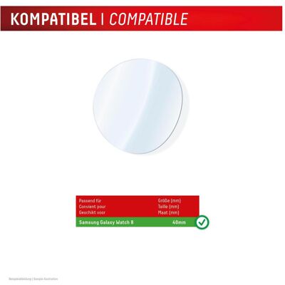 Displex Watch Glass, Smartwatch Schutzfolie, Transparent Displex Watch Glass, Smartwatch Schutzfolie, Transparent