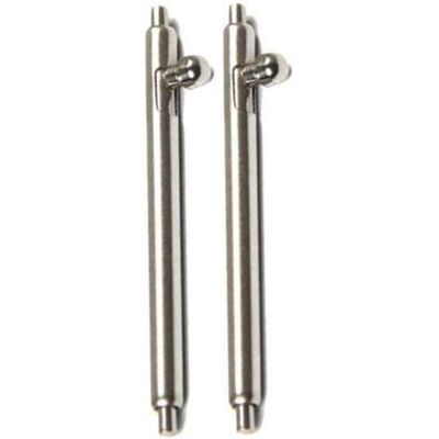 Tactical Watch Pin Stainless Steel 22mm 2pcs Silver (22 mm, Edelstahl), Uhrenarmband, Silber Tactical Watch Pin Stainless Steel 22mm 2pcs Silver (22 mm, Edelstahl), Uhrenarmband, Silber