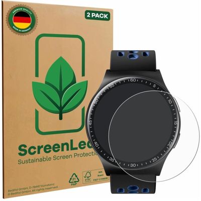 ScreenLeaf Schutzfolie für Reebok Pulse Smartwatch nachhaltiger Displayschutz Display Schutz Folie Klar, Smartwatch Schutzfolie, Transparent ScreenLeaf Schutzfolie für Reebok Pulse Smartwatch nachhaltiger Displayschutz Display Schutz Folie Klar, Smartwatch Schutzfolie, Transparent