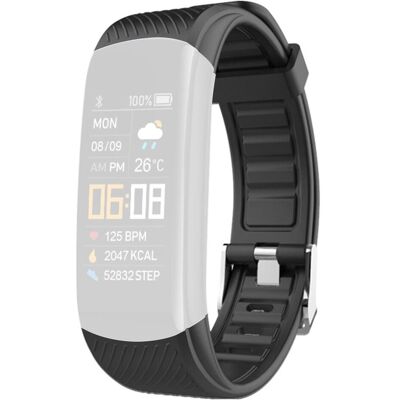 Giewont Fit&GO Gürtel für GW200 GWP200-10 – Schwarz (20 mm, Edelstahl, Silikon), Uhrenarmband, Schwarz Giewont Fit&GO Gürtel für GW200 GWP200-10 – Schwarz (20 mm, Edelstahl, Silikon), Uhrenarmband, Schwarz