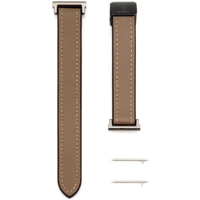Connect 22mm Silicone Leather Strap with Magnetic (22 mm, Leder, Silikon), Uhrenarmband, Rot Connect 22mm Silicone Leather Strap with Magnetic (22 mm, Leder, Silikon), Uhrenarmband, Rot