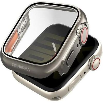 Skinarma case Gado Pro Apple Watch 44mm titanium, Smartwatch Zubehör, Grau Skinarma case Gado Pro Apple Watch 44mm titanium, Smartwatch Zubehör, Grau