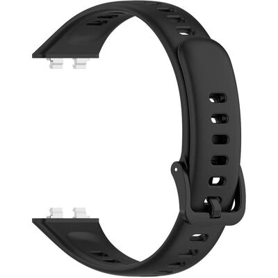 Techsuit - Watchband (W081) - Huawei Band 11 / Band 11 Pro - Black (Silicone), Uhrenarmband, Schwarz Techsuit - Watchband (W081) - Huawei Band 11 / Band 11 Pro - Black (Silicone), Uhrenarmband, Schwarz
