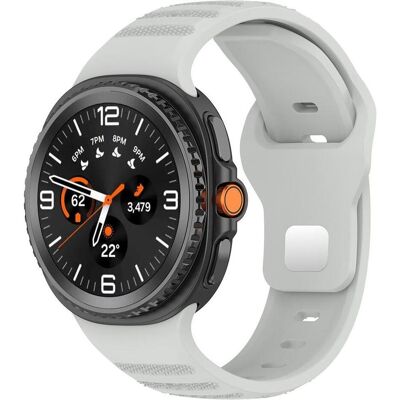 Techsuit - Watchband (W050) - Samsung Galaxy Watch8 40mm/Watch8 44mm/Watch8 Classic/Ultra 2 - Gray (Silikon), Uhrenarmband, Grau Techsuit - Watchband (W050) - Samsung Galaxy Watch8 40mm/Watch8 44mm/Watch8 Classic/Ultra 2 - Gray (Silikon), Uhrenarmband, Grau